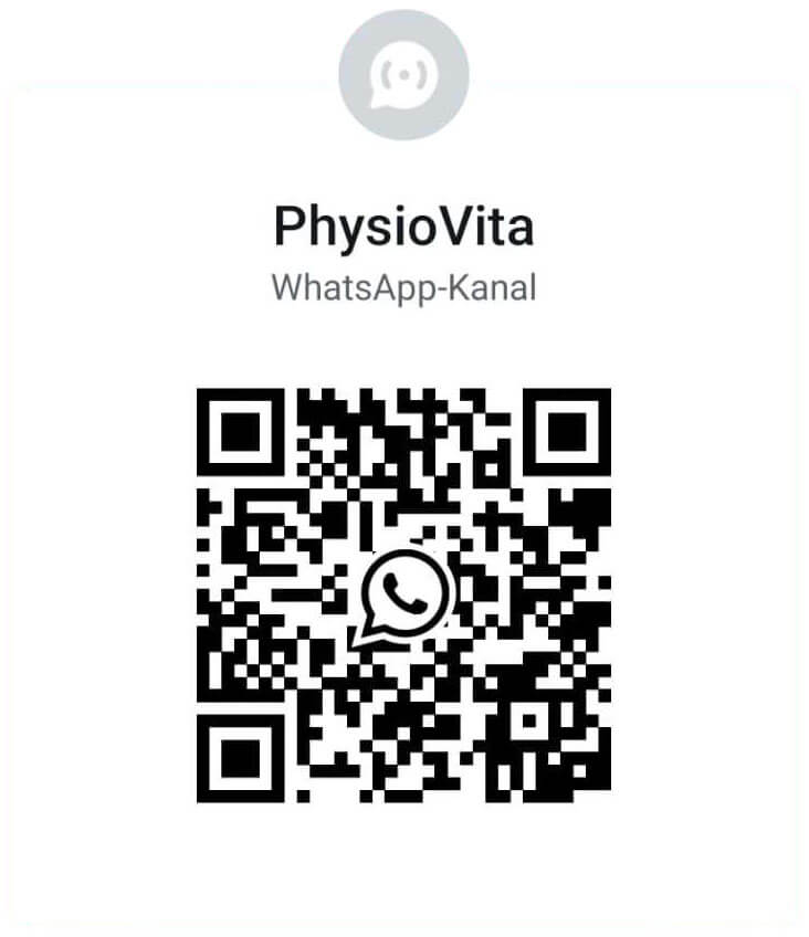 QR-Code für den Whats-App Kanal von Physiovita in Wächtersbach